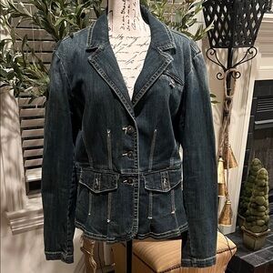 Zena Dark Blue Jean Jacket for Women